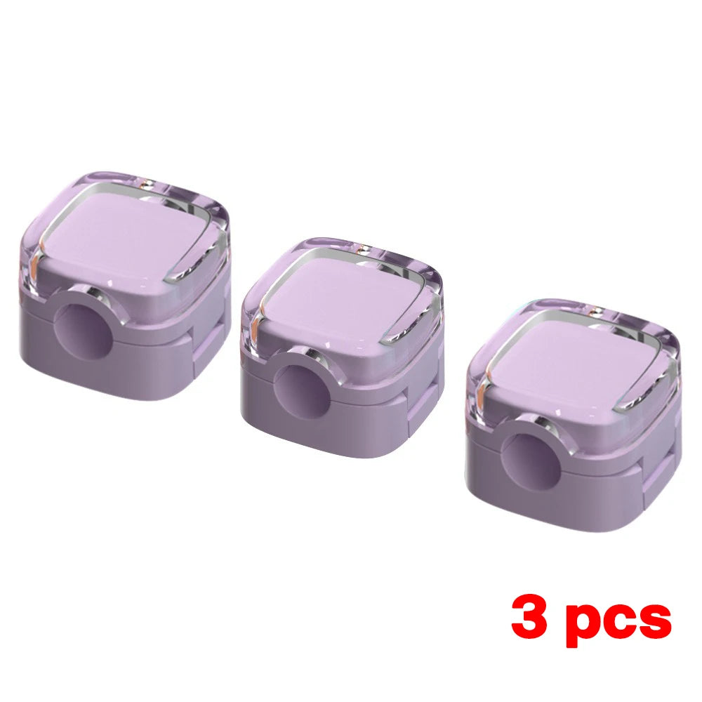 1/3/6 Pcs Magnetic Cable Organizer Cable Management Wire Keeper USB Data Cable Clips Winder Adjustable Cord Holder Under Desk