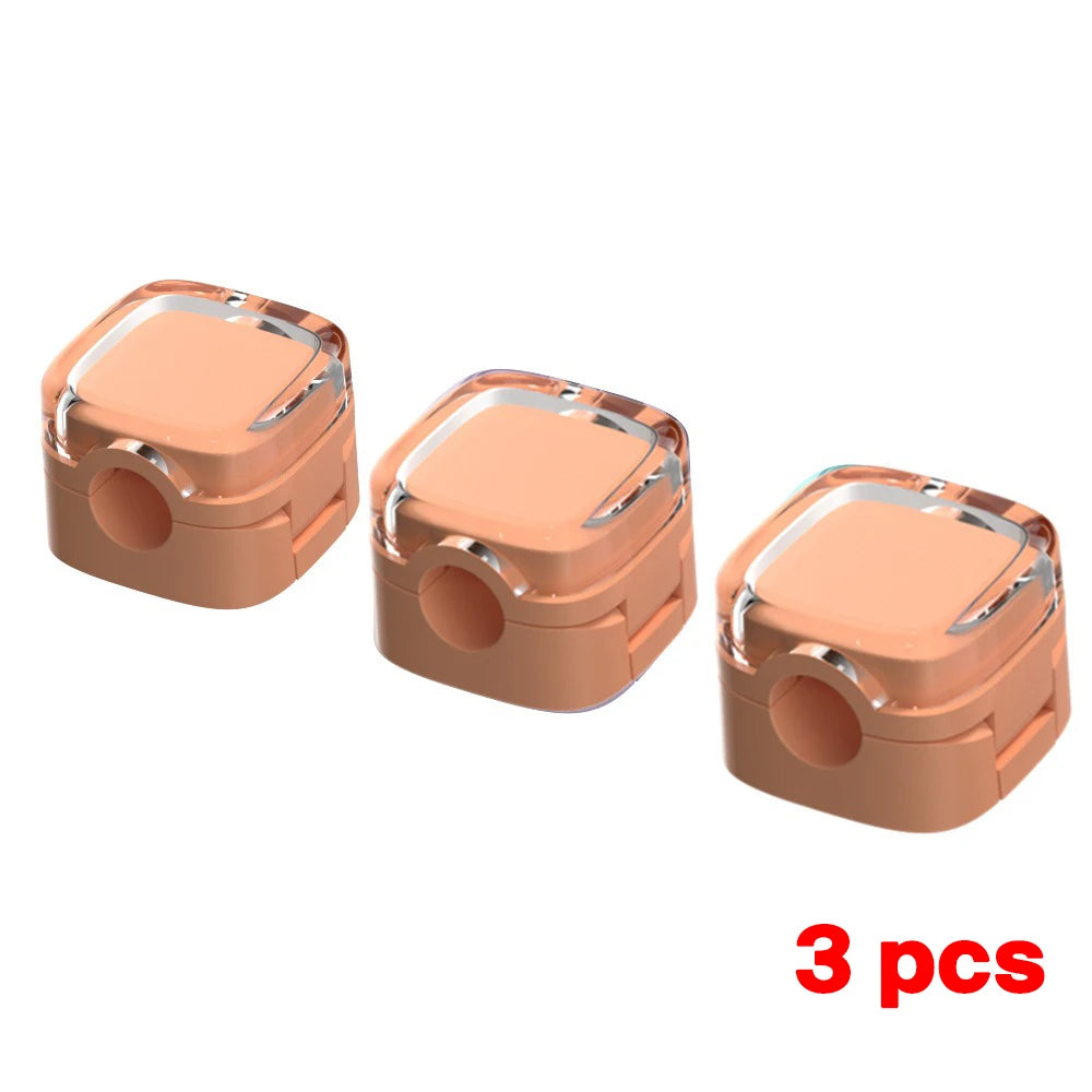 1/3/6 Pcs Magnetic Cable Organizer Cable Management Wire Keeper USB Data Cable Clips Winder Adjustable Cord Holder Under Desk